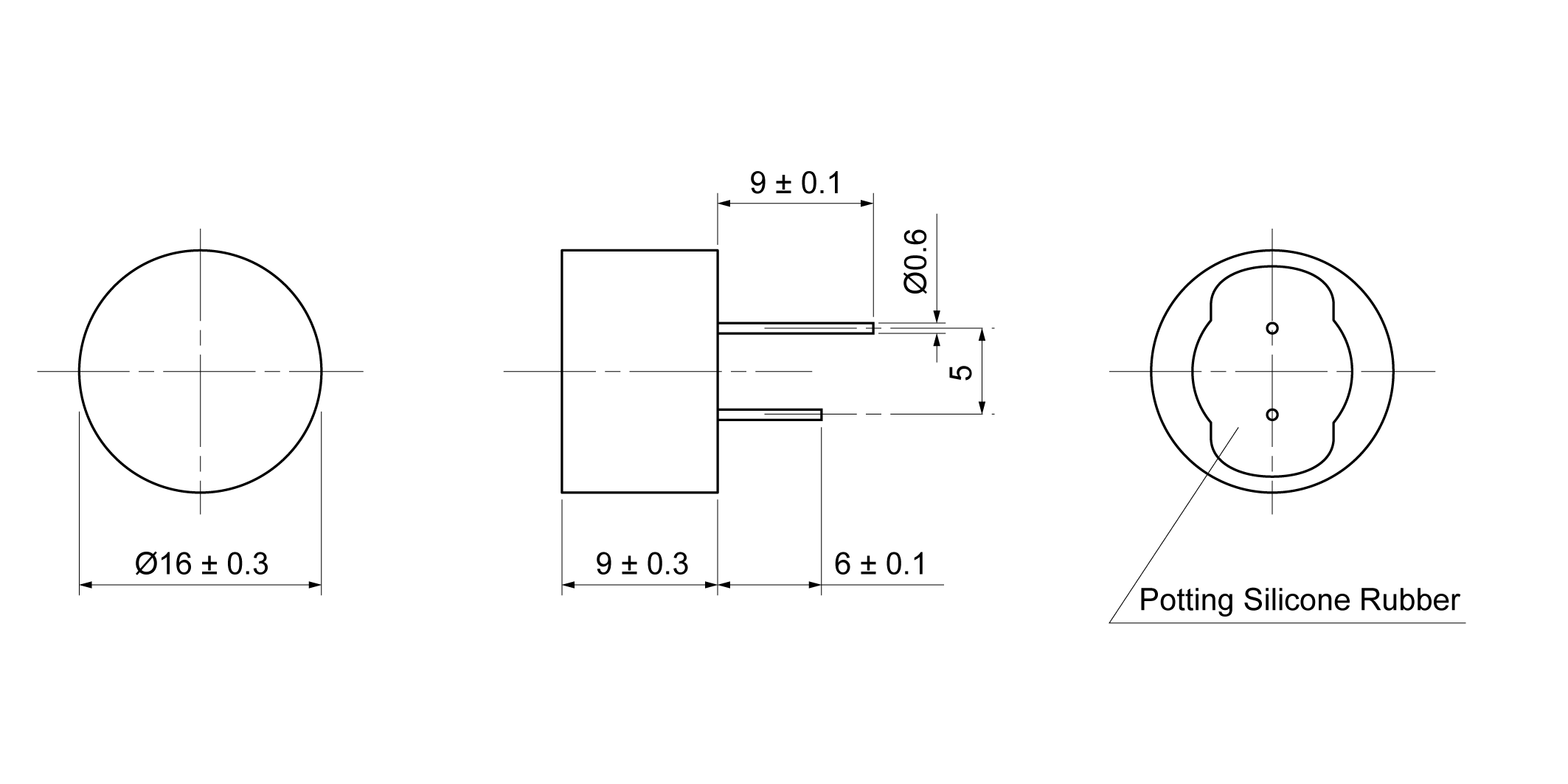 UC16-TR40ABP Mechanical Drawing